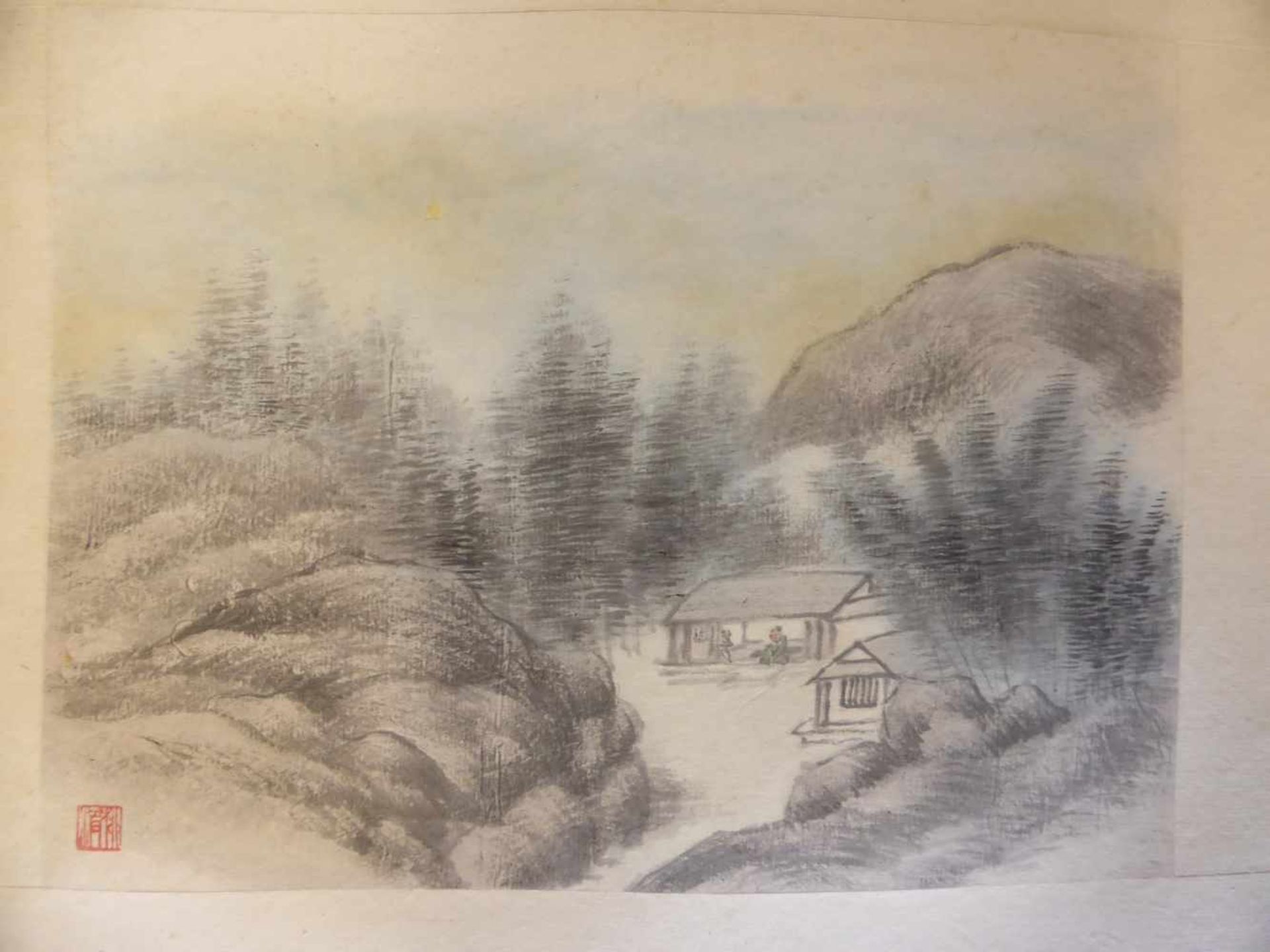 LI, YANKUI1840 - 1913. Water and mountain landscapes. China. Qing dynasty. 19th c. Leporello - Bild 5 aus 13
