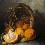 Johanna Margaretha van de Kasteele (1858-1951)doek, 48 x 46,5, Stilleven met sinaasappels,
