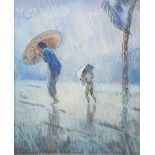 Willy Sluiter (1873-1949)aquarel, 49 x 39, Regen op Java, gesigneerd en gedateerd l.o. 1923- - -29.