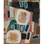 Jan Gerrit Jordens (1883-1962)doek, 61,5 x 51, 'Compositie', gesigneerd en gedateerd r.o. '60 -