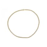 14 krt. gouden koningsketting, lengte: 60 cm., breed: 3,5 mm., gewicht: 48,4 gram- - -29.00 %