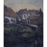 Henri van Os-Delhez (1880-1976)doek, 60,5 x 50,5, Zicht op Huize 'Agatha' te Blaricum, gesigneerd