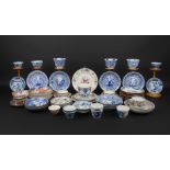 uitgebreid lot diverse Chinees porseleinen kop en schotels, 18e en 19e eeuw- - -29.00 % buyer's