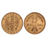 Austria. Republic. 25 Shilling. 1926.UNC.Austria. Republic. 25 Shilling. 1926.UNC.