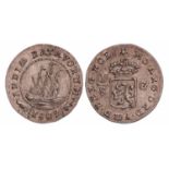 Nederlands-Indië. 1/8 Gulden 1802. FDC -.Scho. 494 a.Nederlands-Indië. 1/8 Gulden 1802. FDC -.