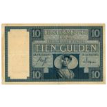 Nederland. 10 gulden. Bankbiljet. Type 1924. Zeeuws meisje - Zeer Fraai.(Alm. 39-4. PL35.d2.).