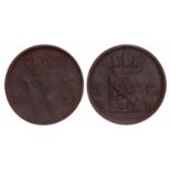 ½ Cent Willem I 1823 B. Zeer Fraai.½ Cent Willem I 1823 B. Zeer Fraai.