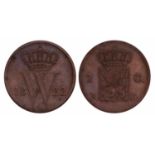 1 Cent Willem I 1822 B. Fraai / Zeer Fraai.1 Cent Willem I 1822 B. Fraai / Zeer Fraai.