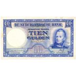 Nederland. 10 gulden. Bankbiljet. Type 1945 II. Willem I - Zeer Fraai / Prachtig.(Alm. 46-1.).