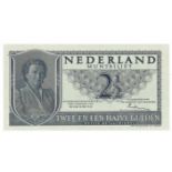 Nederland. 2½ gulden. Muntbiljet. Type 1949. Juliana - UNC.(Alm. 16-1b.). Serienummer 2QZ066167. -