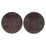 1 Cent Willem I 1822 U. Zeer Fraai -.1 Cent Willem I 1822 U. Zeer Fraai -.