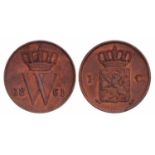 1 Cent Willem III 1861. Prachtig.1 Cent Willem III 1861. Prachtig.