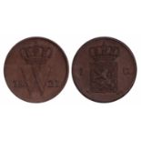 1 Cent Willem I 1821 U. Zeer Fraai.1 Cent Willem I 1821 U. Zeer Fraai.