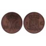 1 Cent Willem I 1828 B. Zeer Fraai.1 Cent Willem I 1828 B. Zeer Fraai.