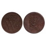 ½ Cent Willem I 1822 U. Zeer Fraai +.½ Cent Willem I 1822 U. Zeer Fraai +.