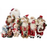 Kerstmannen.Diverse uitvoeringen.Santa clauses.Various versions.