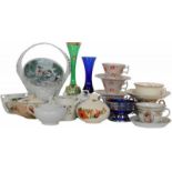 Lot diversen.Waaronder porselein en glasLot miscellaneous.Including porcelain and glass