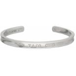 Tiffany & Co. 1837 Narrow Cuff armband zilver - 925/1000.D: 5,2 cm. Gewicht: 18,9 gram.Tiffany & Co.