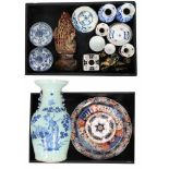 Een lot divers porselein en aardewerk.A lot with various porcelain and earthenware.