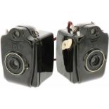 Een set van twee Bilora-Boy camera's - Ca. 1950.A Bilora-Boy camera - approx 1950.