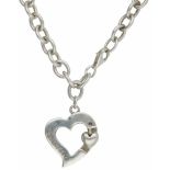 zurückgezogenTiffany & Co. necklace silver - 925/1000. Set with bracelet (4065). L: 43 cm. Weight: