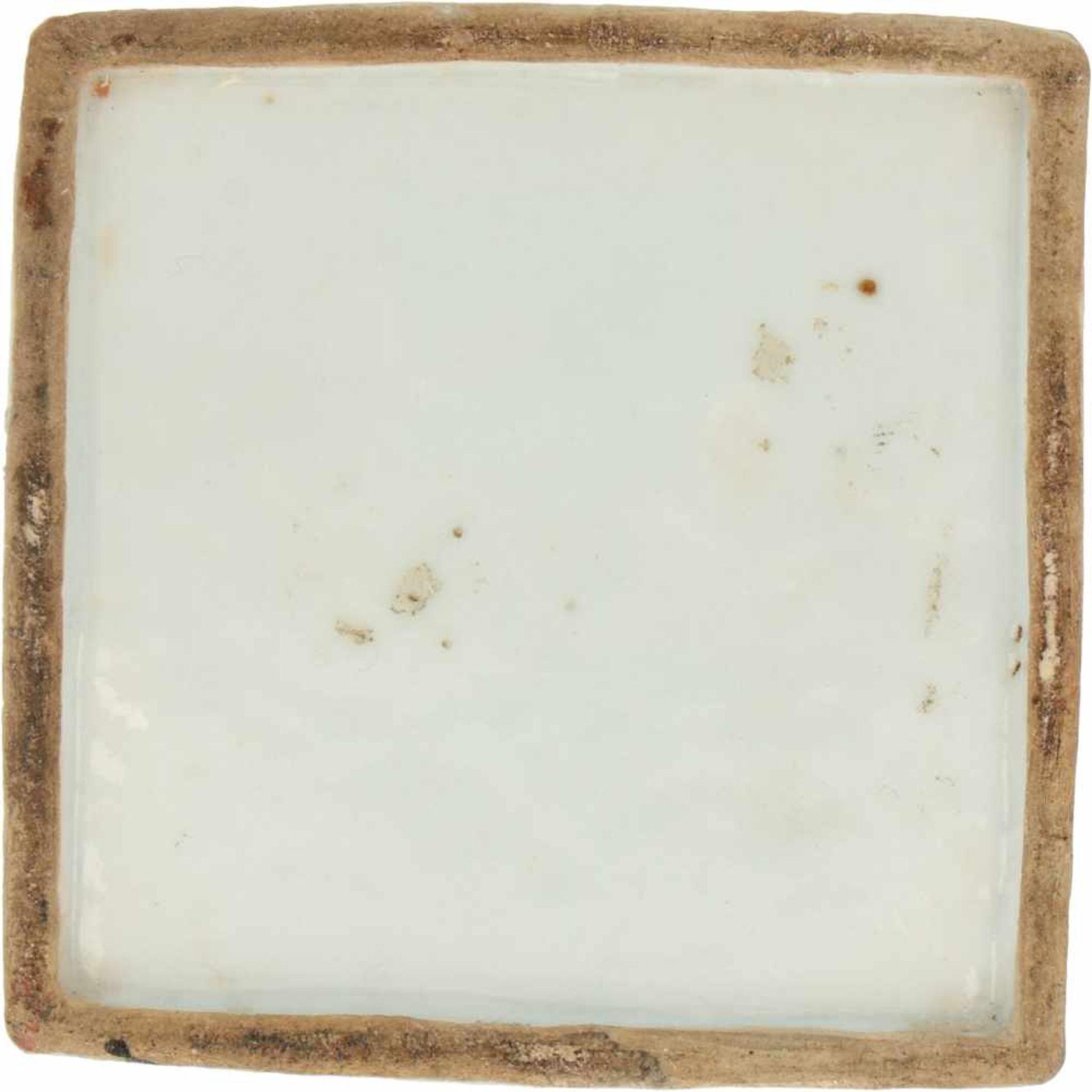 Een lot van twee proseleinen dekseldoosjes waarvan een gemerkt. China, eind 19e eeuw.Afm. 3,5 x 5, - Bild 3 aus 5