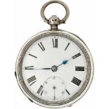 Zakhorloge Engelse ankergang - Herenzakhorloge - Handopwindbaar - 1875.Staat: Gebruikt - Materiaal