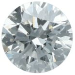 GIA Rond Briljant geslepen diamant 1.08 ct.Kleur: F (Behandeld), Zuiverheid: VVS2, Cut: Very Good,