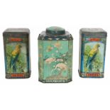 Een lot van drie oude blikken w.o. van van Melle's.A lot consisting of three old tins including