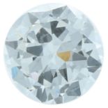 HRD Rond Briljant geslepen diamant 0.87 ct.Kleur: E, Zuiverheid: SI1, Proportions: Fair, Polish: