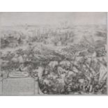 "La Digue de Covestein" - De strijd om de dijk bij Couwestein 1585. Gravure van Romijn de Hooge