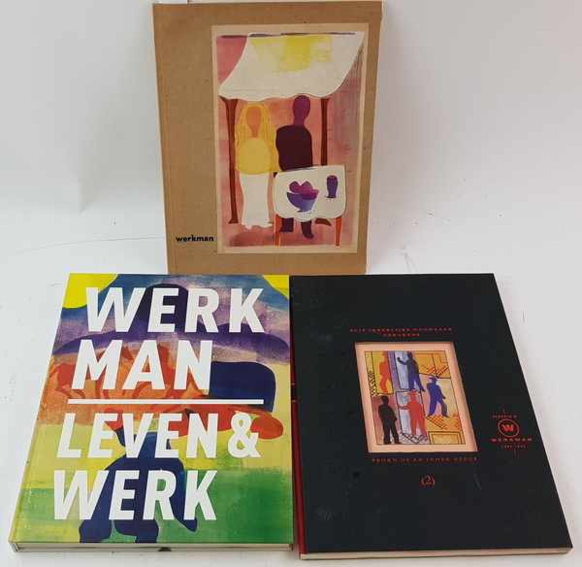 (Boeken) (Kunst) Een lot van 3 uitgaves over H. N. WerkmanAnneke de Vries e.a. (red.) H. N. Werkman,