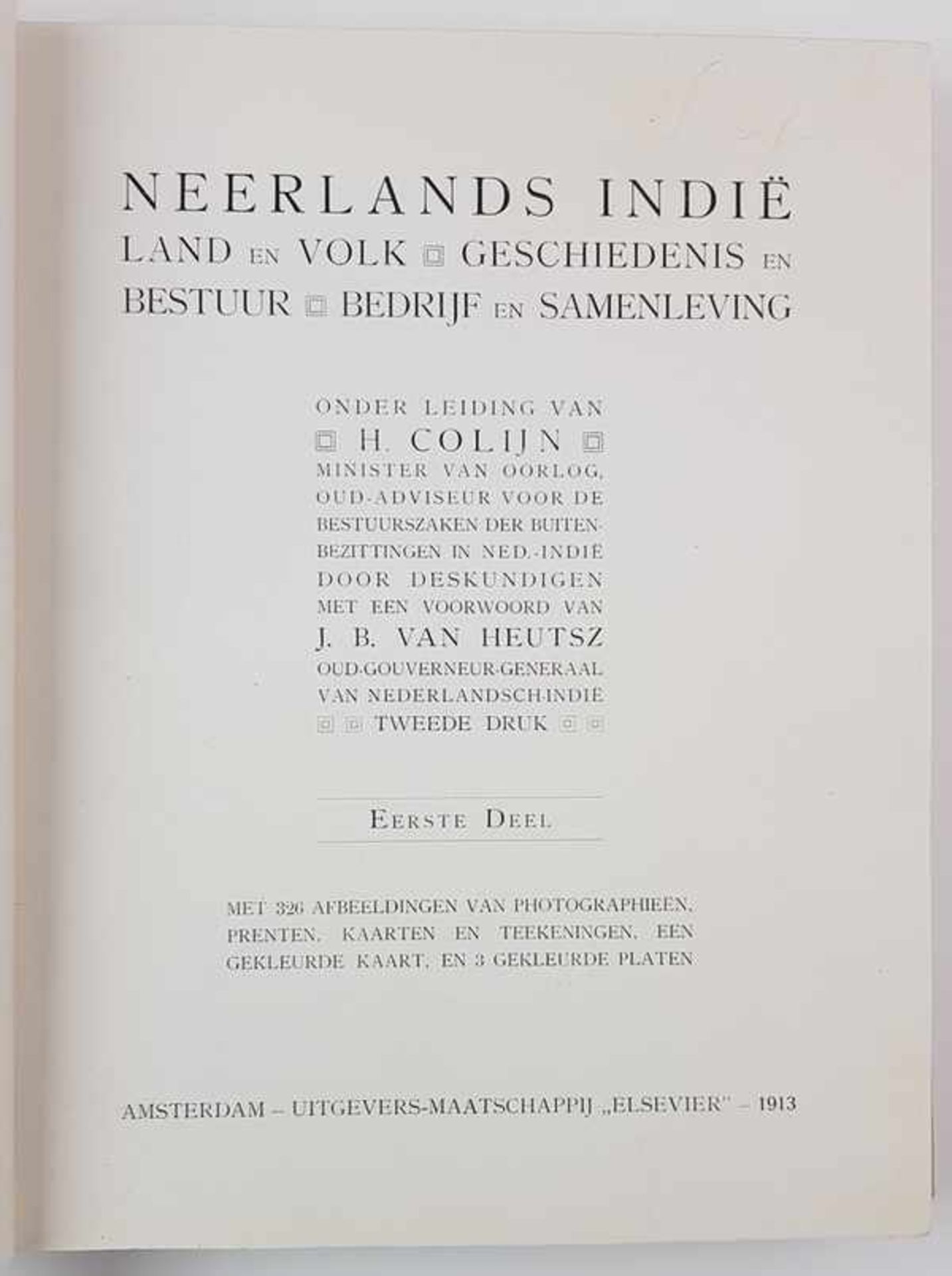 (Boeken) (Geschiedenis) H. Colijn (band C. Lebeau), Neerlands IndieH. Colijn - Neerlands Indie. Land - Bild 10 aus 10