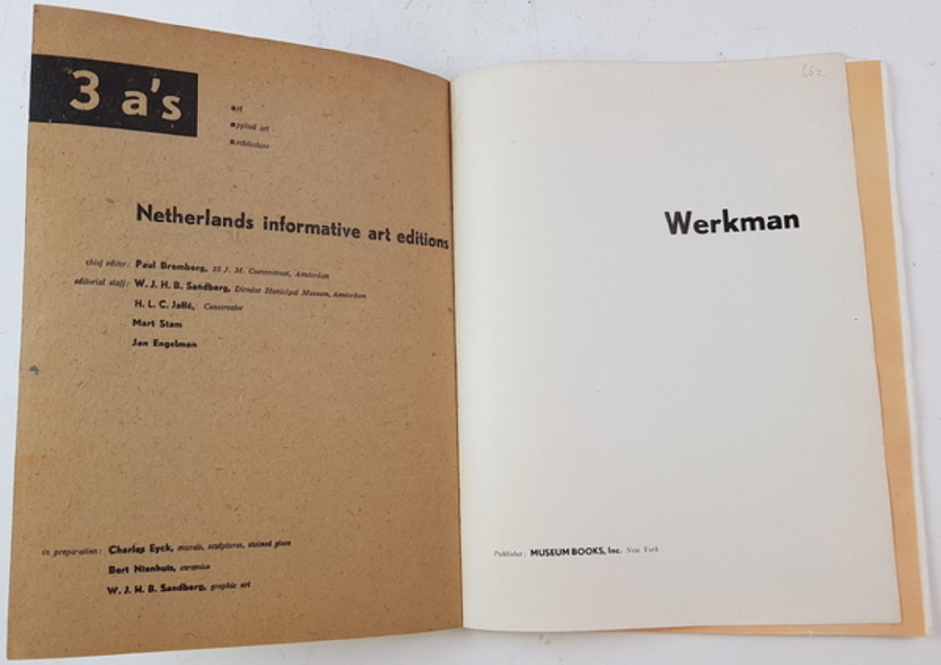 (Boeken) (Kunst) Een lot van 3 uitgaves over H. N. WerkmanAnneke de Vries e.a. (red.) H. N. Werkman, - Bild 5 aus 10