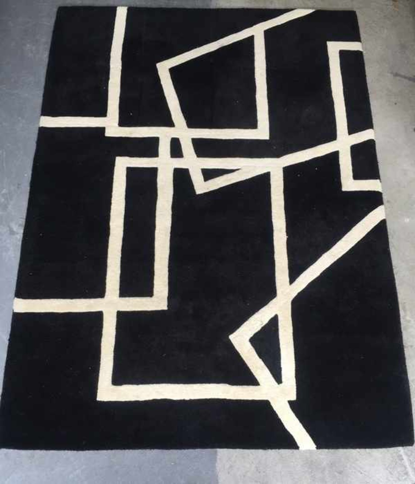 (Design) Vloerkleed met abstract motief, 21e eeuwVloerkleed met abstract motief, 21e eeuw