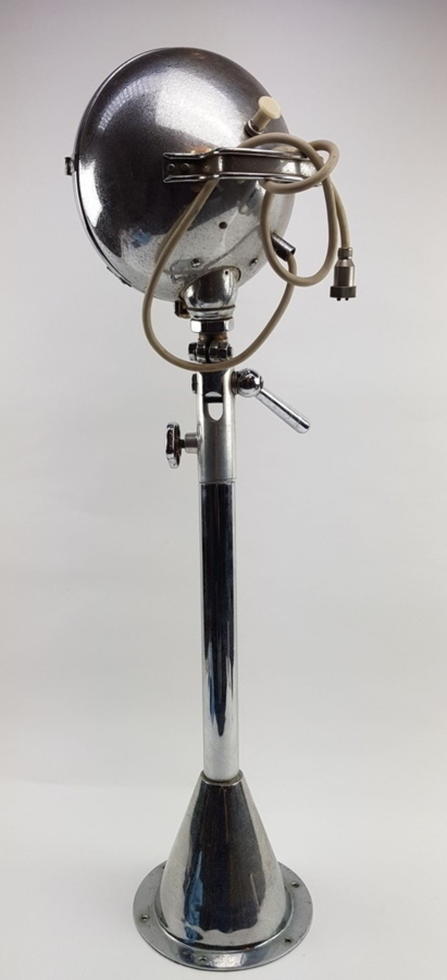 (Design) Verchroomde Industriële lamp, Bosch, Duitsland, ca. 1940Verchroomde Industriële lamp, - Bild 7 aus 7