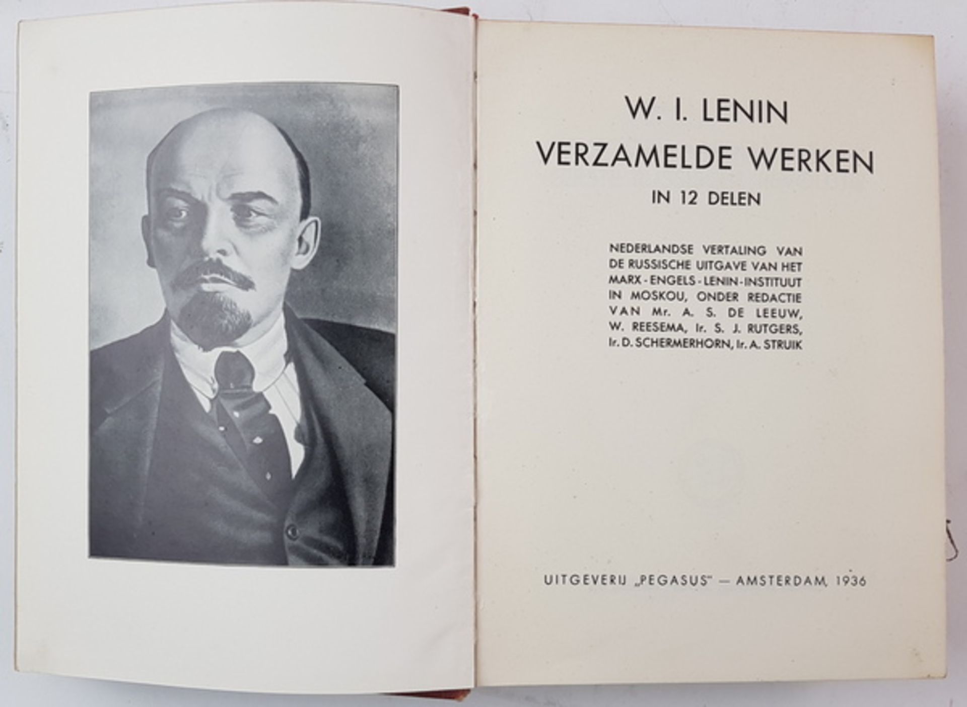 (Boeken) (Socialisme) W. I. Lenin. Verzamelde Werken + 1 andere serieMr. A. S. de Leeuw e.a. (reds.) - Bild 10 aus 11