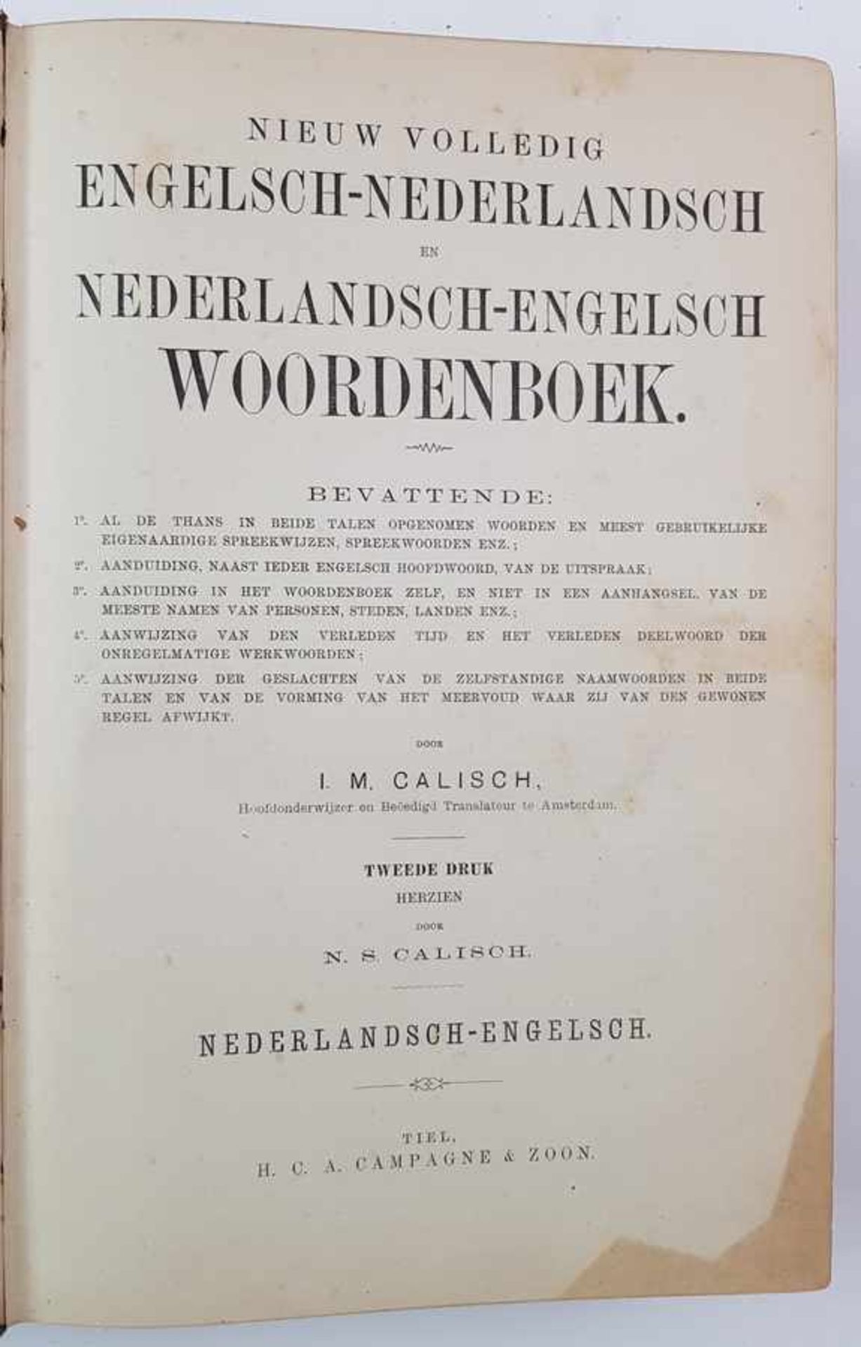 (Woordenboeken) Van Dale's Groot Woordenboek der Nederlandsche Taal (4e uitgave).H. Kuiper Jr. e. - Bild 6 aus 12