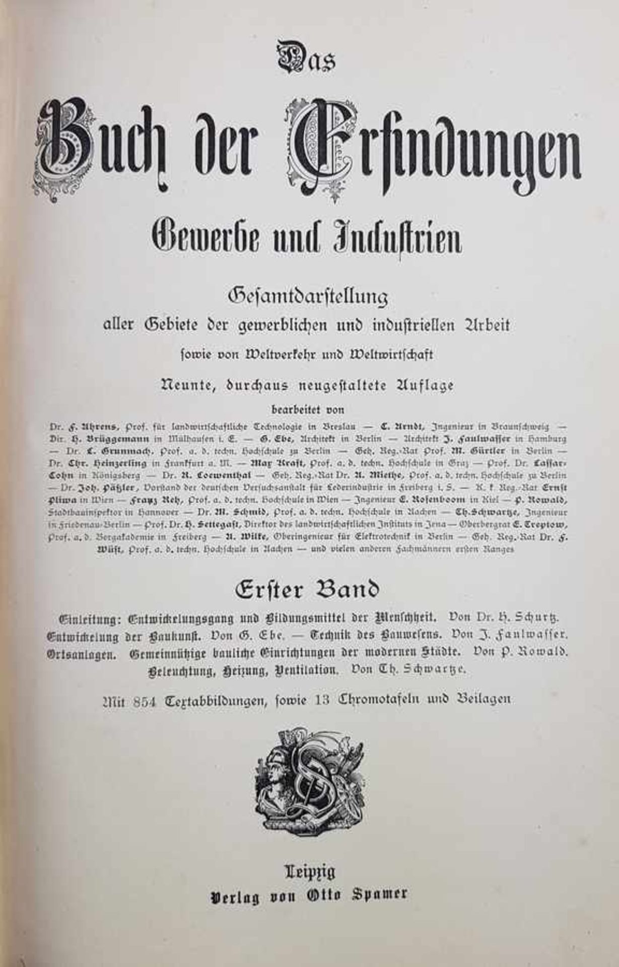 (Boeken) (Wetenschap) Dr. F. Ahrens e.a. - Das Buch der Erfindungen (10 banden compleet)Dr. F. - Bild 3 aus 6