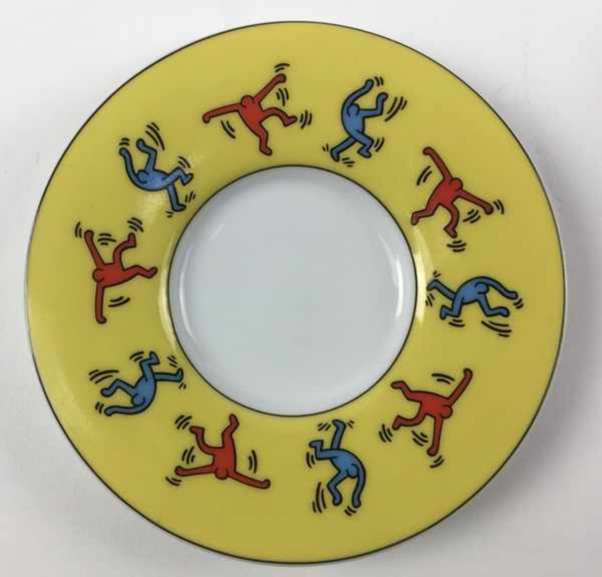 (Design) Porselein, lot divers (12 x) serviesgoed ontwerp Keith Haring. 20e eeuw.porselein, lot - Bild 6 aus 9