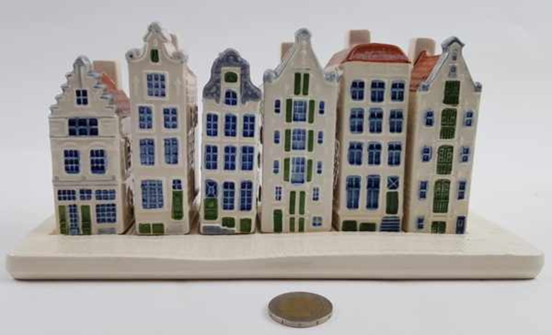 (Design) Aardewerk miniatuurhuisjes Prinsengracht, Royal Goedewaagen, eind 20 eeuwAardewerk - Bild 8 aus 8