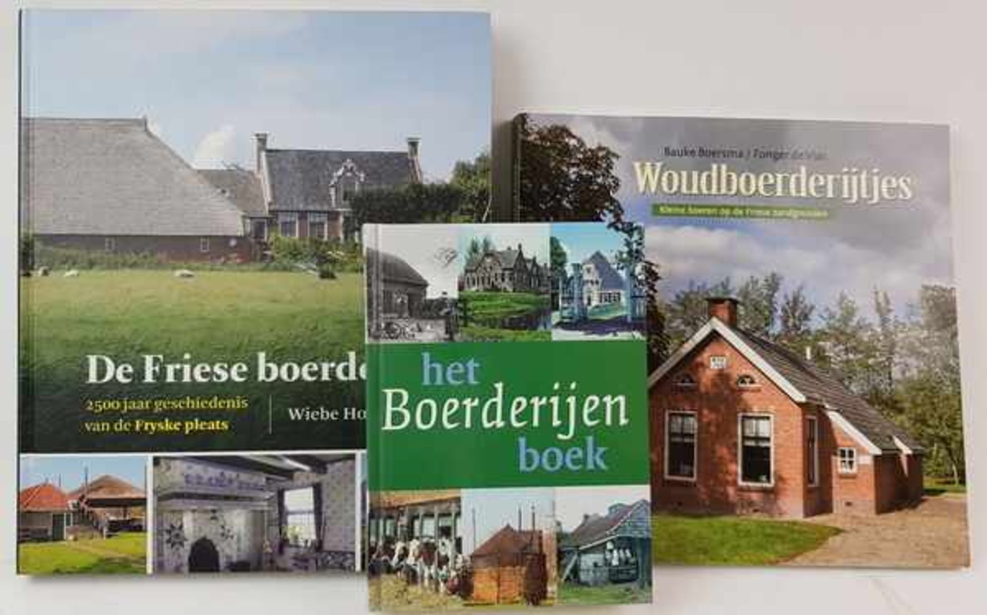 (Boeken) (Geschiedenis) De Friese Boerderij + 2 andereWiebe Hoeksta - De Friese Boederij. 2500