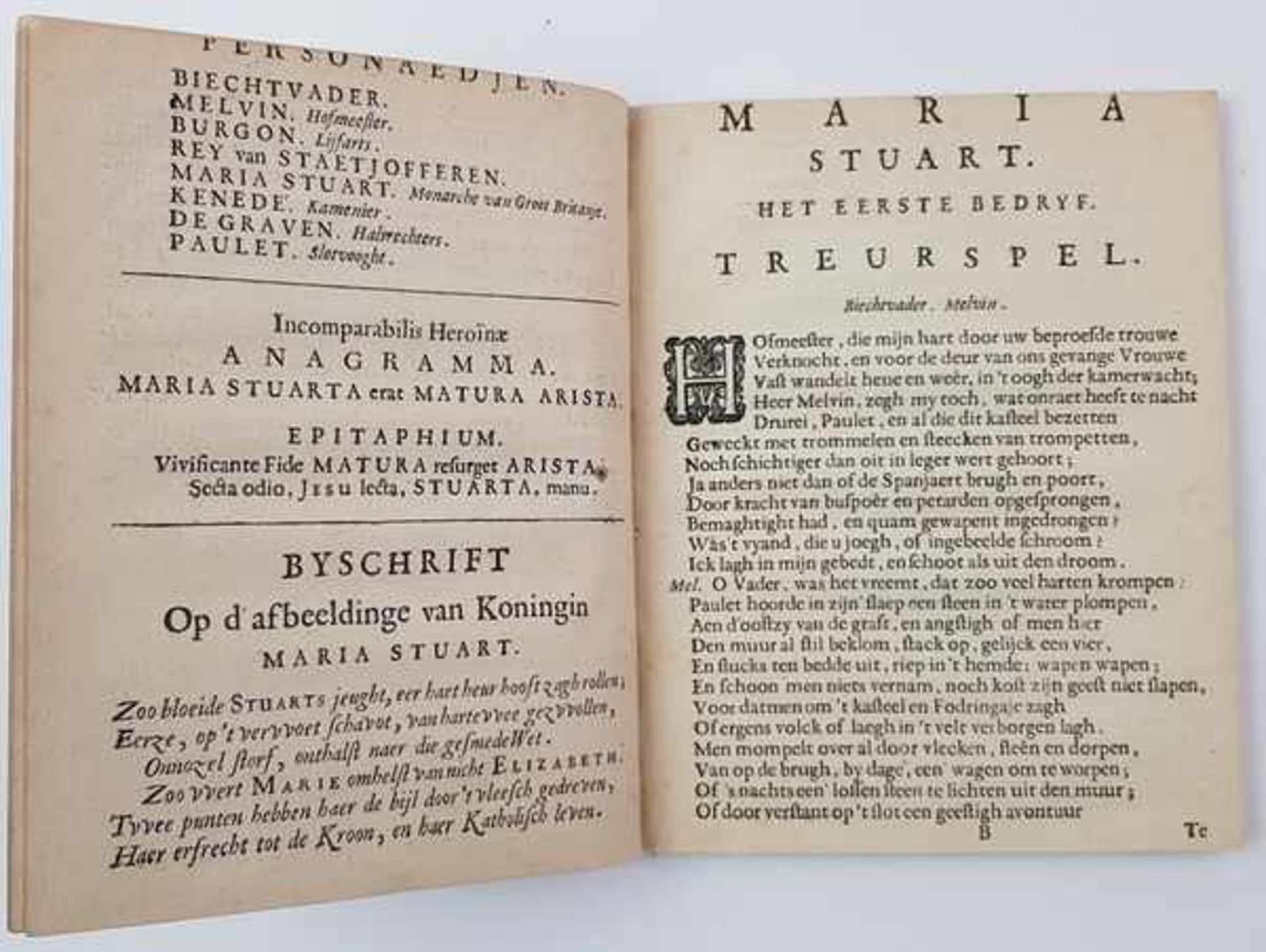 (Boeken) (Literatuur) Joost van den Vondel - Maria Stuart of Gemartelde MajesteitJoost van den - Image 5 of 7