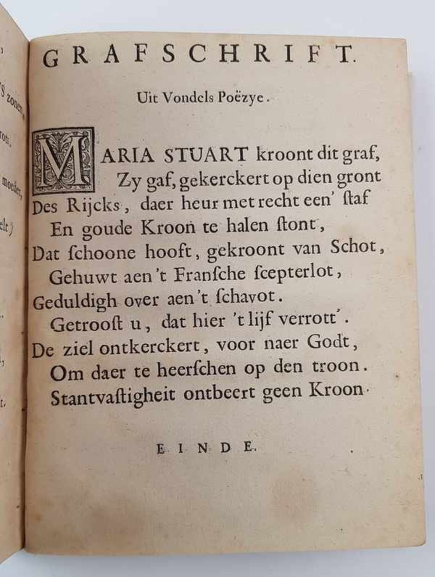 (Boeken) (Literatuur) Joost van den Vondel - Maria Stuart of Gemartelde MajesteitJoost van den - Bild 6 aus 7