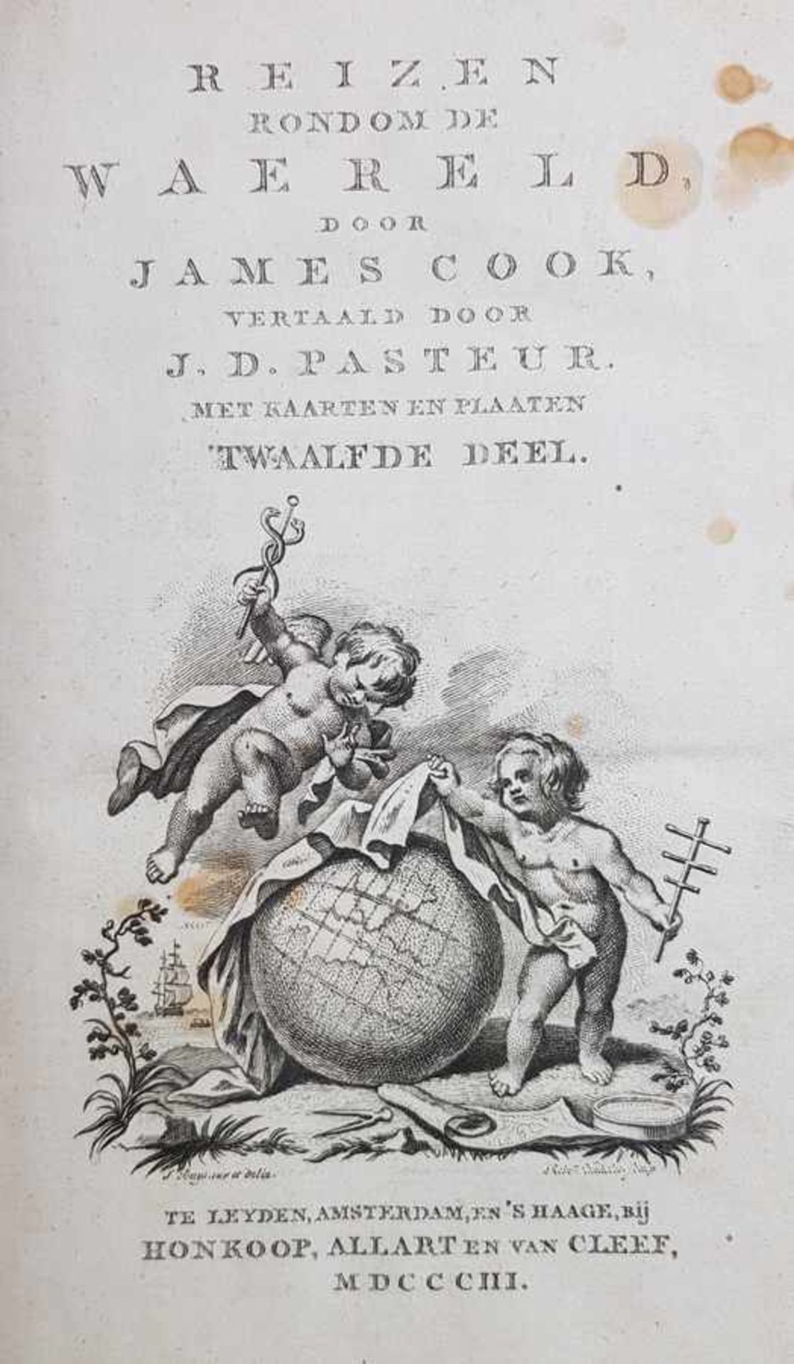 (Boeken) (Reisverhalen) James Cook - Reize naar den Stillen OceaanJames Cook, J. D. Pasteur ( - Bild 4 aus 6