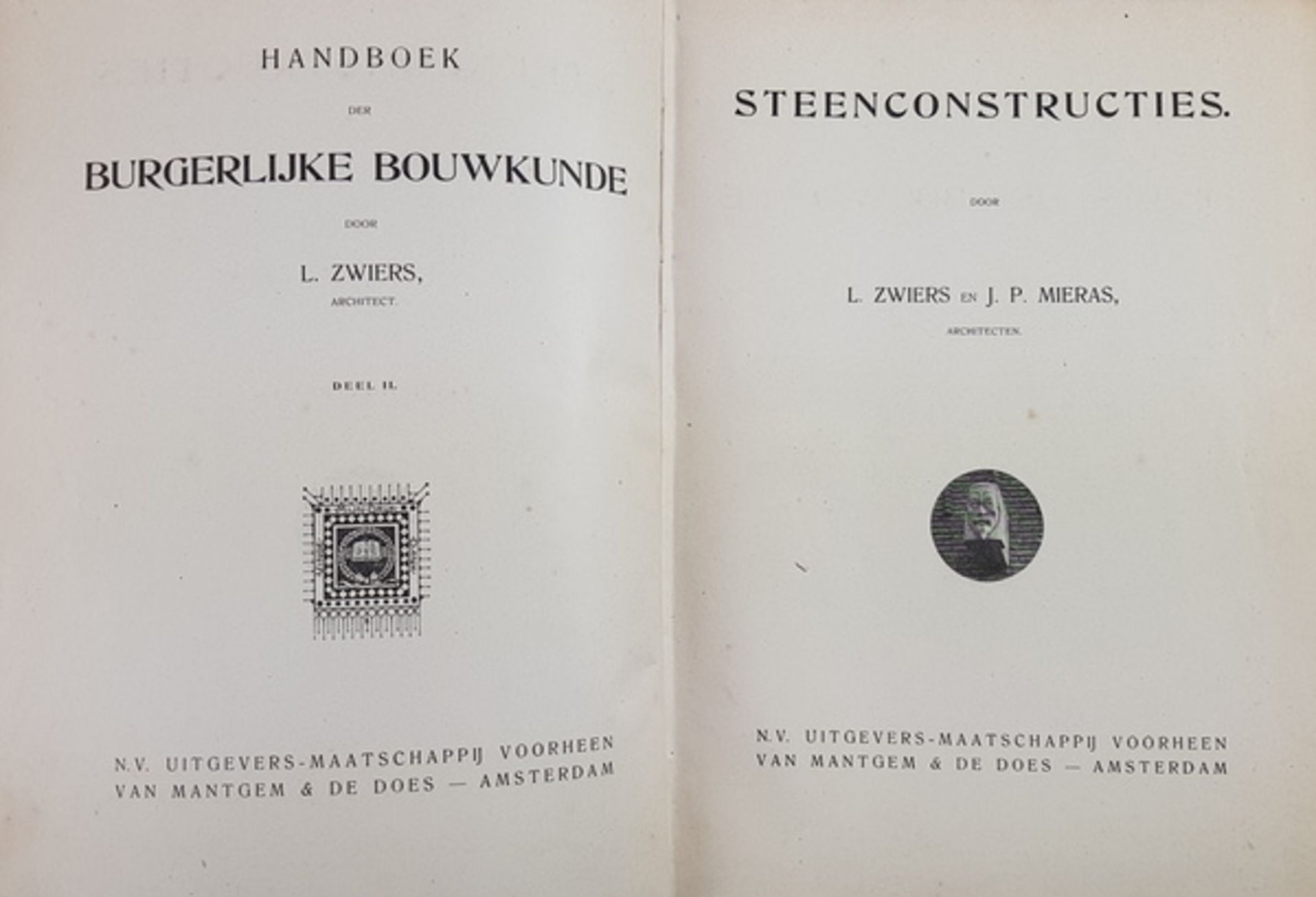 (Boeken) (Kunst) Handboek der Burgerlijke Bouwkunde: SteenconstructiesL. Zwiers; J. P. Mieras - - Bild 3 aus 5