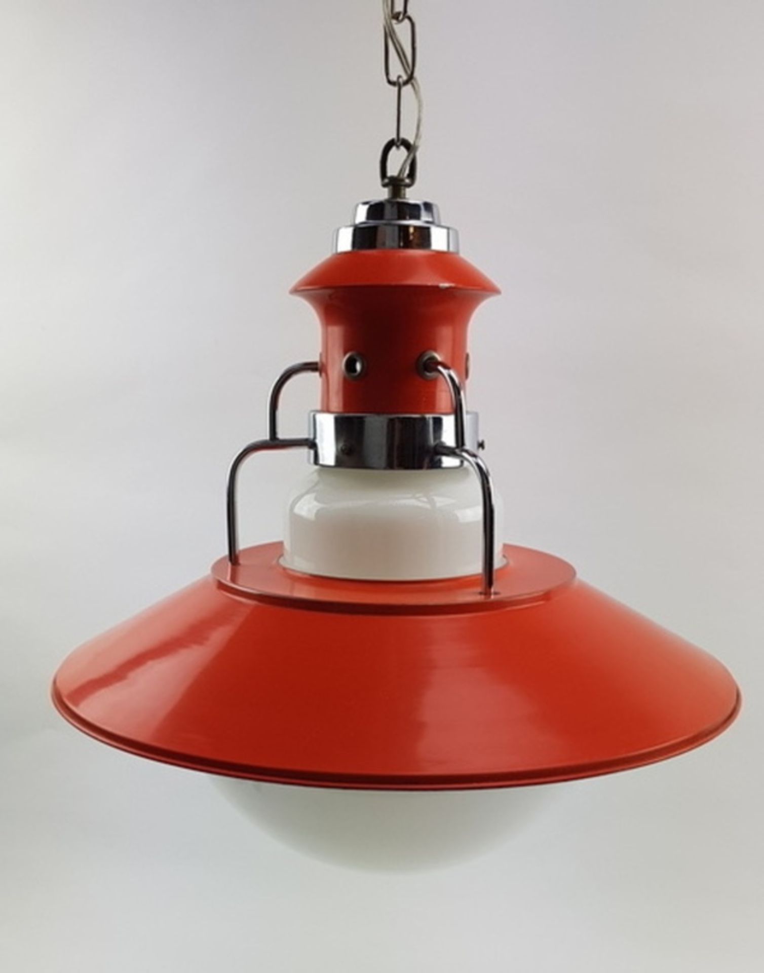 (Design) Hanglamp model scheepslamp ca. 1970Hanglamp model scheepslamp ca. 1970 Conditie: Good