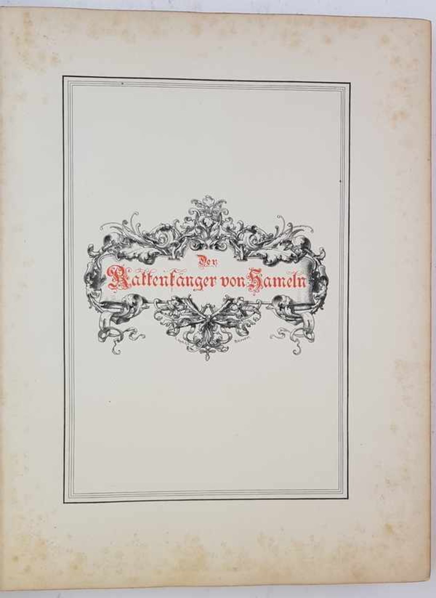 (Boeken) (Literatuur) Rattenfanger von HamelnJulius Wolff, geillustreerd door Paul Thumann. - Bild 9 aus 15