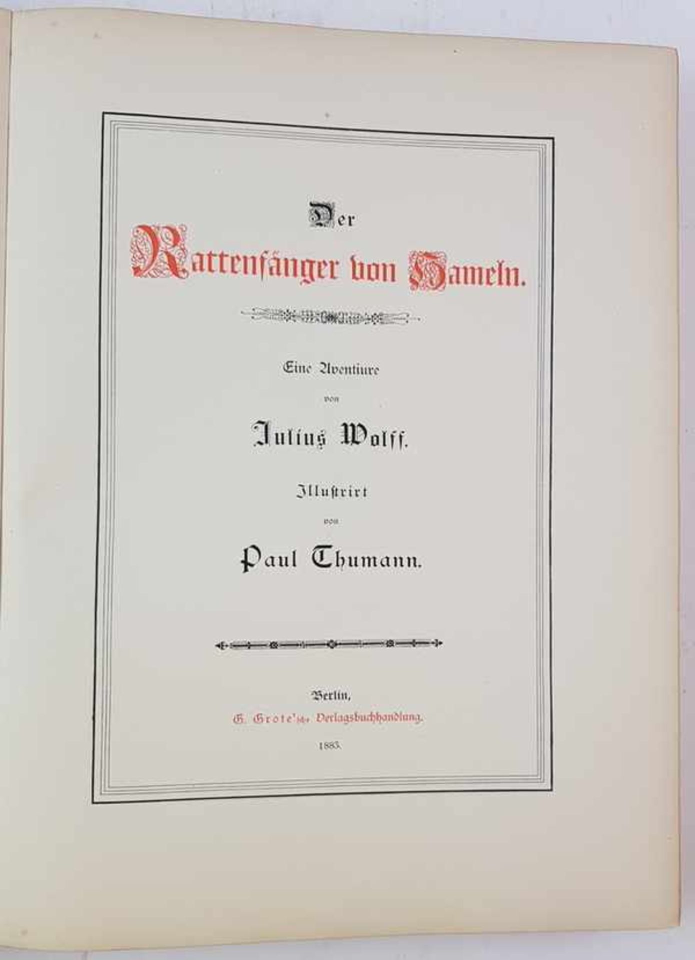 (Boeken) (Literatuur) Rattenfanger von HamelnJulius Wolff, geillustreerd door Paul Thumann. - Bild 11 aus 15