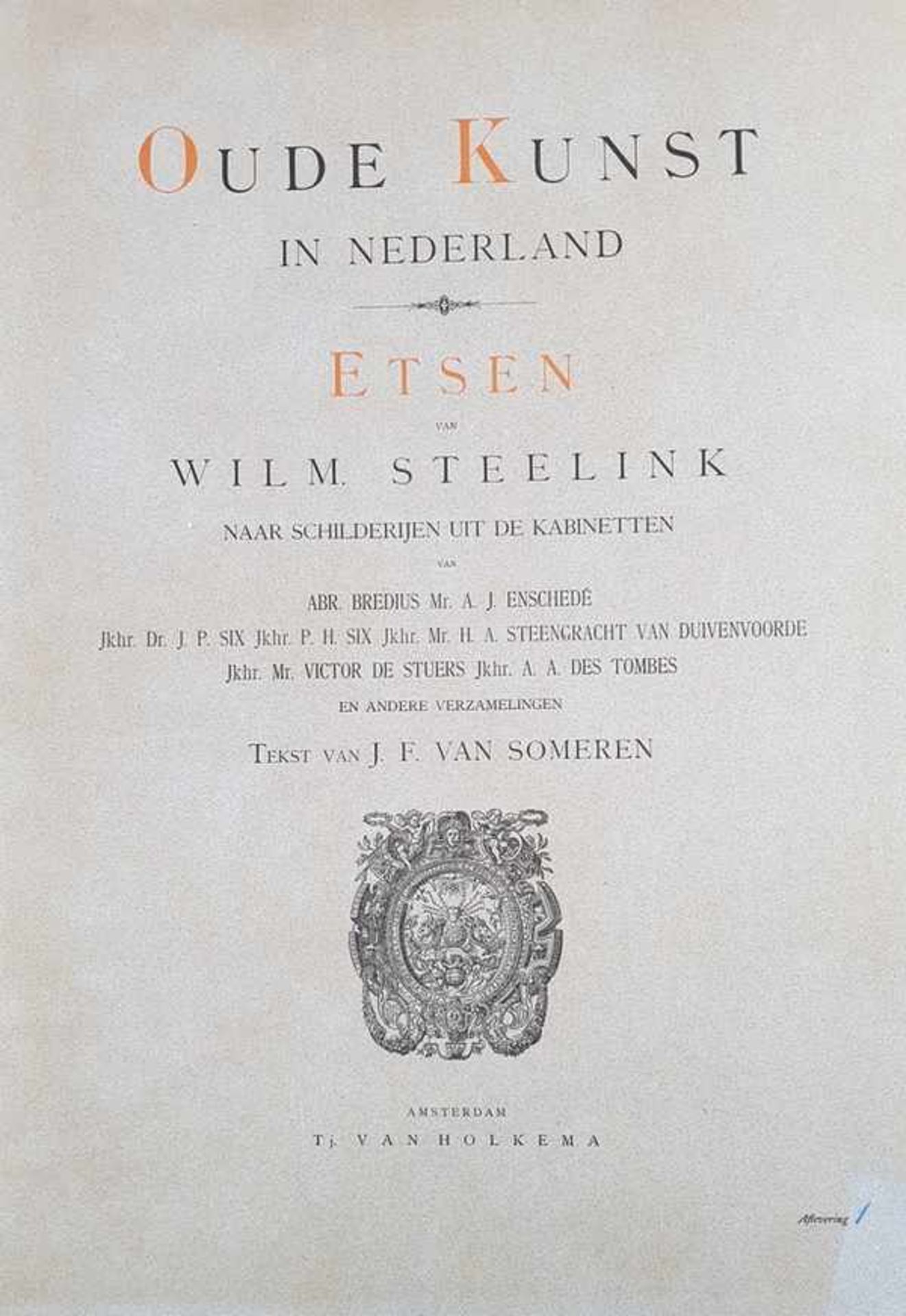 (Boeken) (Kunst) Oude Kunst in Nederland. Etsen van Wilm. SteelinkJ. M. van Someren (tekst); Wilm. - Bild 7 aus 7